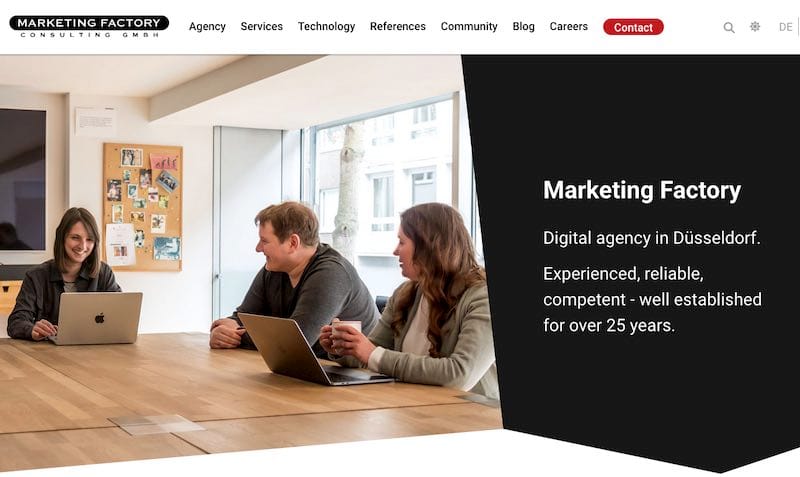 TYPO3 website Marketing Factory